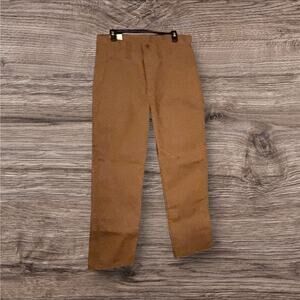 Construction Pant Workwear RED KAP Mens 34x30 Relaxed Straight Leg Brown NWT